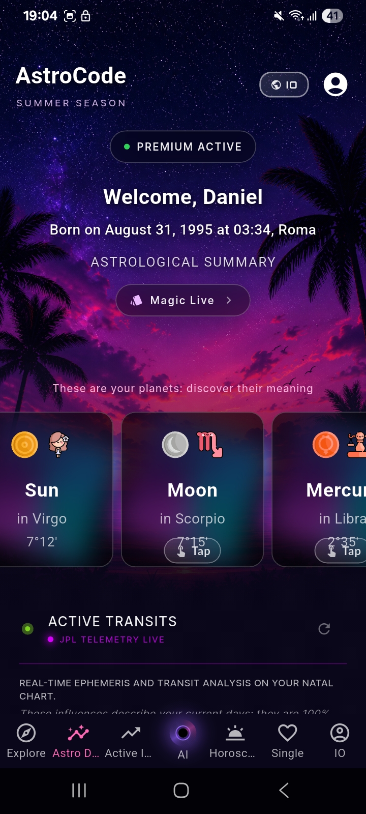 AstroCode AI — NASA-Precision AI Astrology & Horoscope